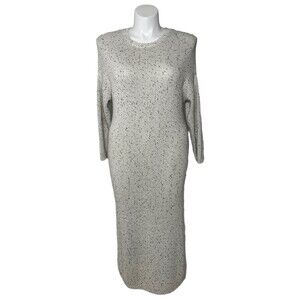 MASSIMO DUTTI Woman’s Knit Sweater Dress Italian Yarn Wool Womens Size Large